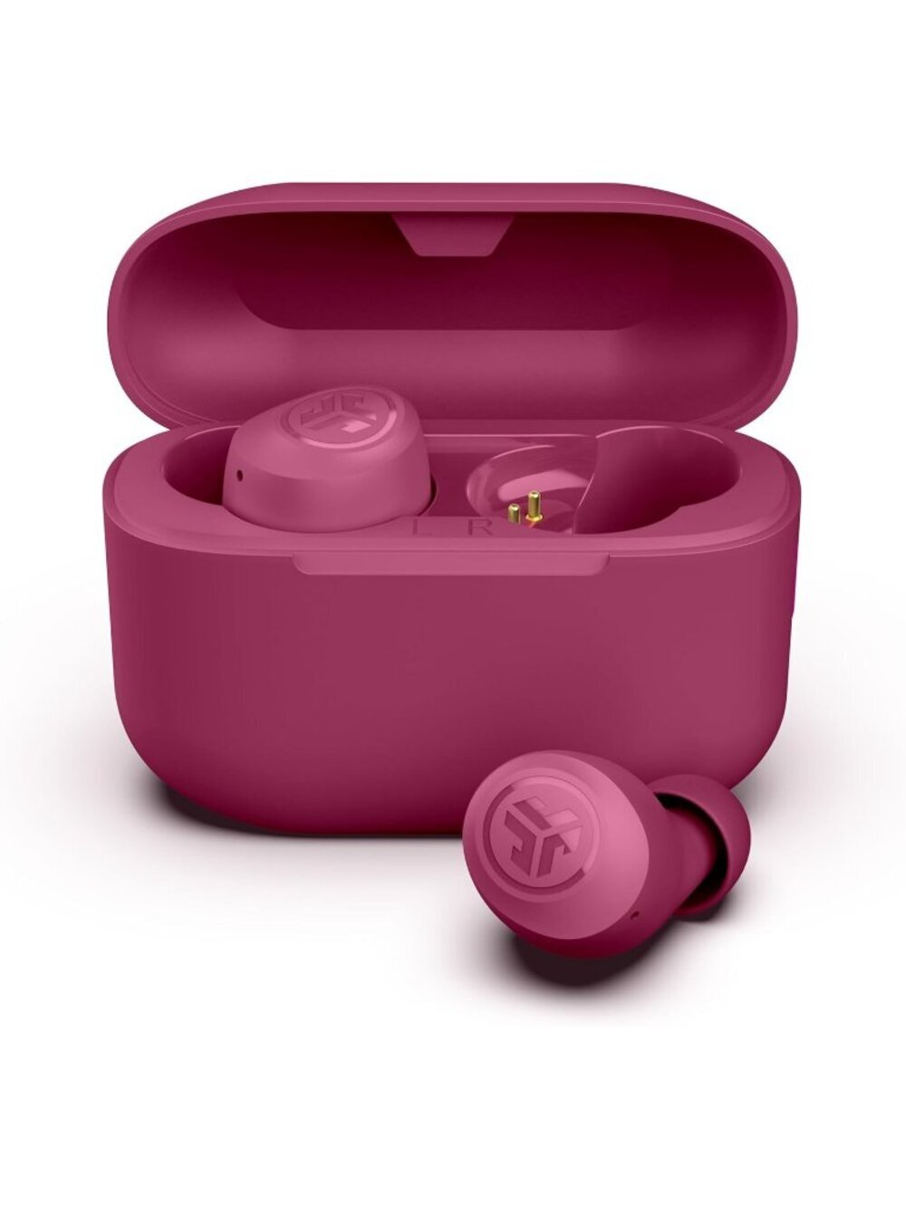 Wireless Dark Pink Air Pop+ Microphone Dual Connect EQ3 Sound Bluetooth Earbuds
